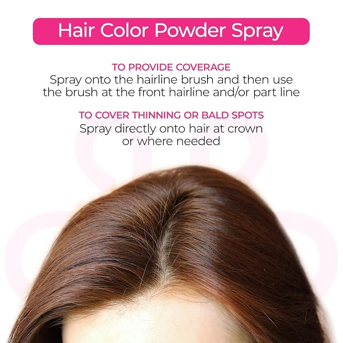 Kit Hair Color Powder Spray - Brownish