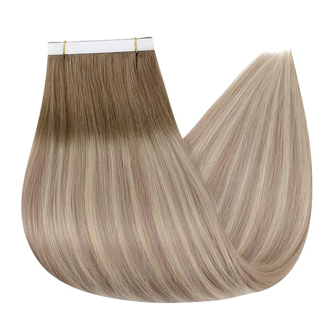#8/60/18 Light Ash Brown to Ash Blonde and Dirty Blonde