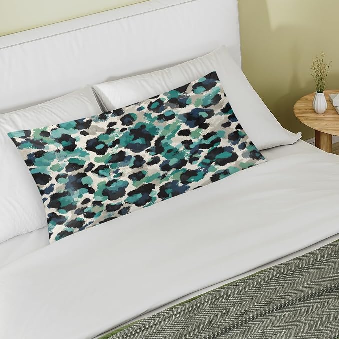 Abstract Turquoise Leopard