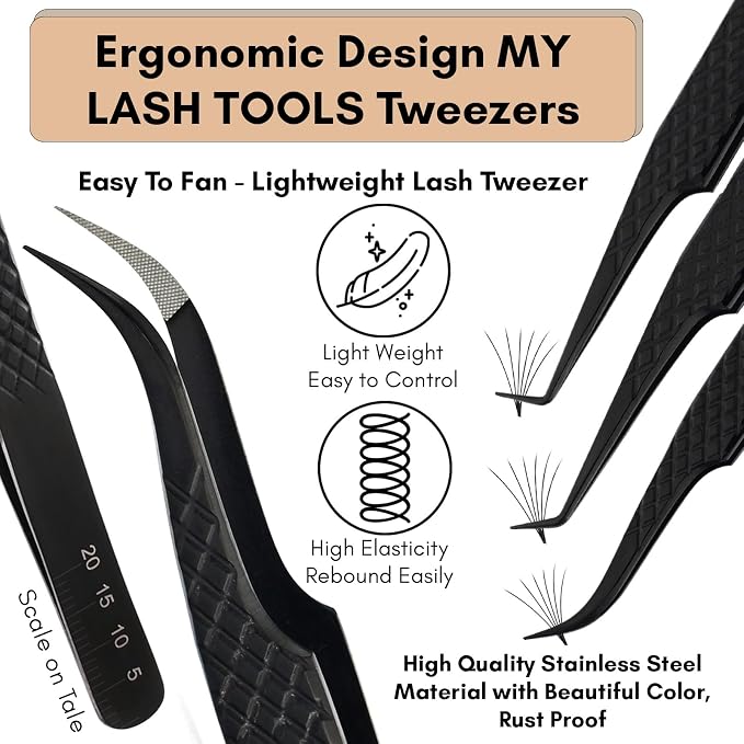 Lash Tweezers Set/Ftlt-121