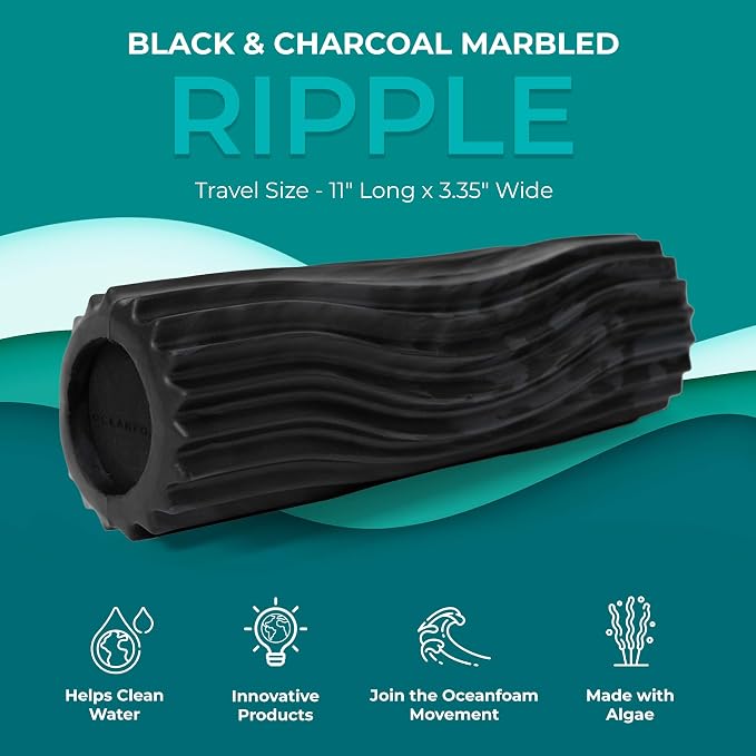 Black & Charcoal Marbled