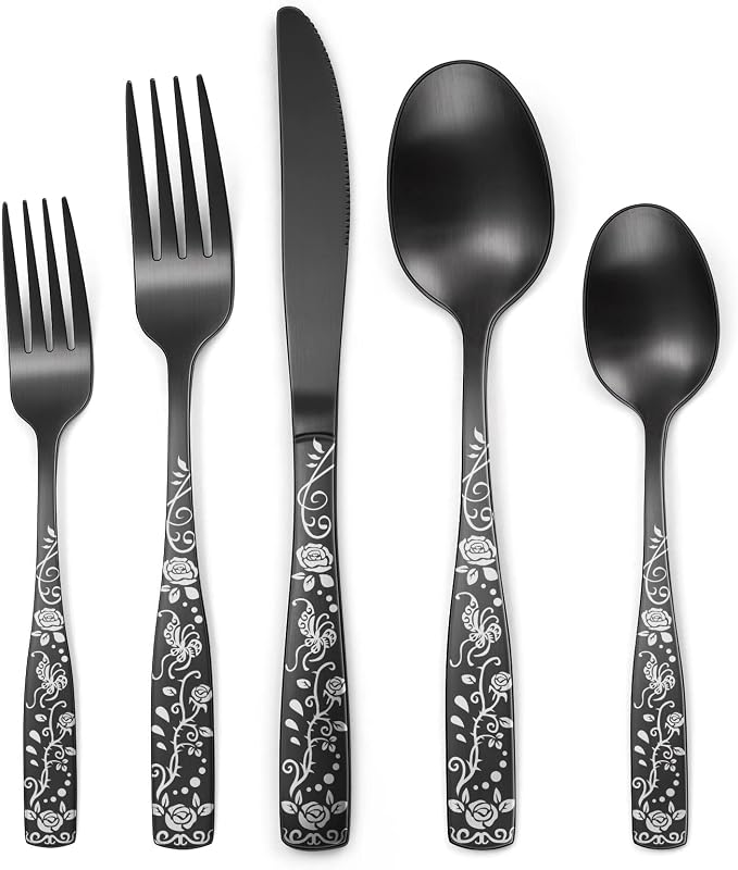 40PC/Black-Rose