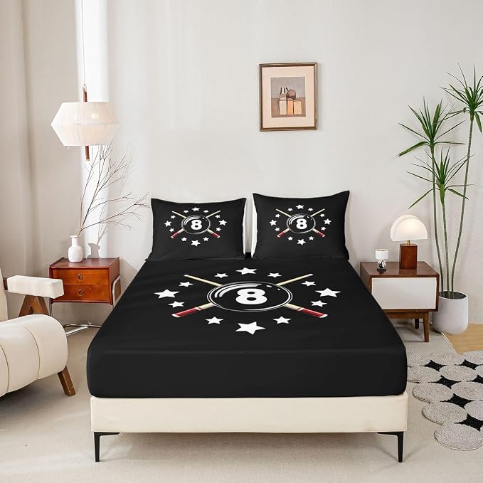 Billiard Black White