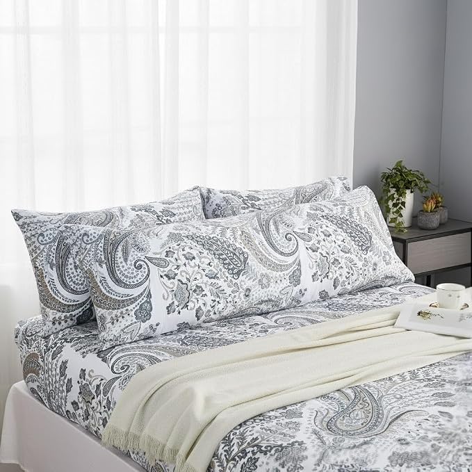 Grey Paisley