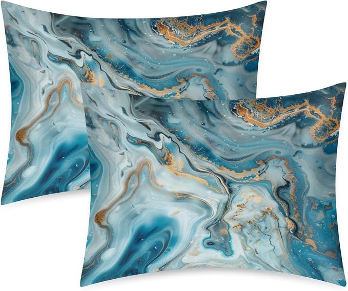 Blue Gold Marble