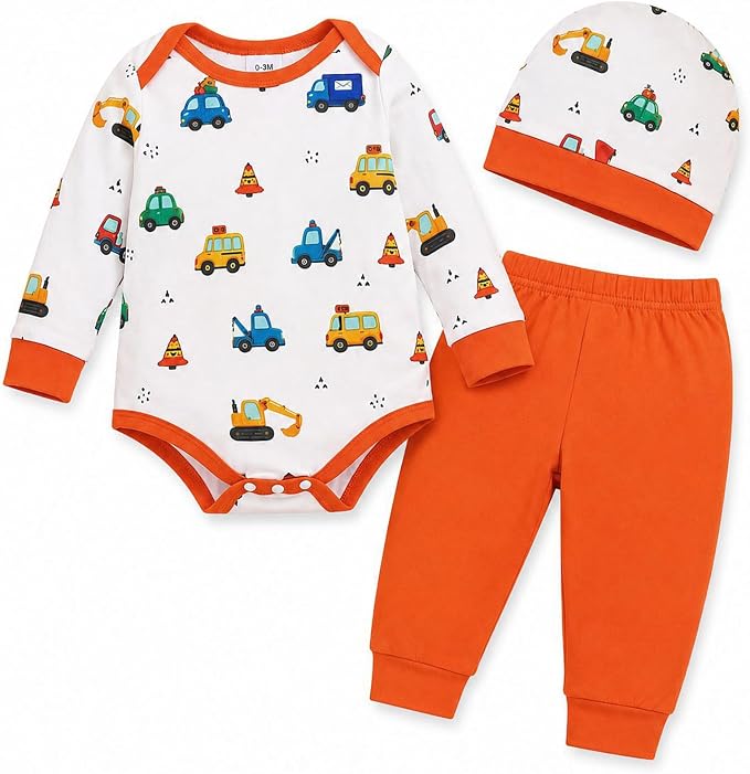 Orange Construction Vehicle