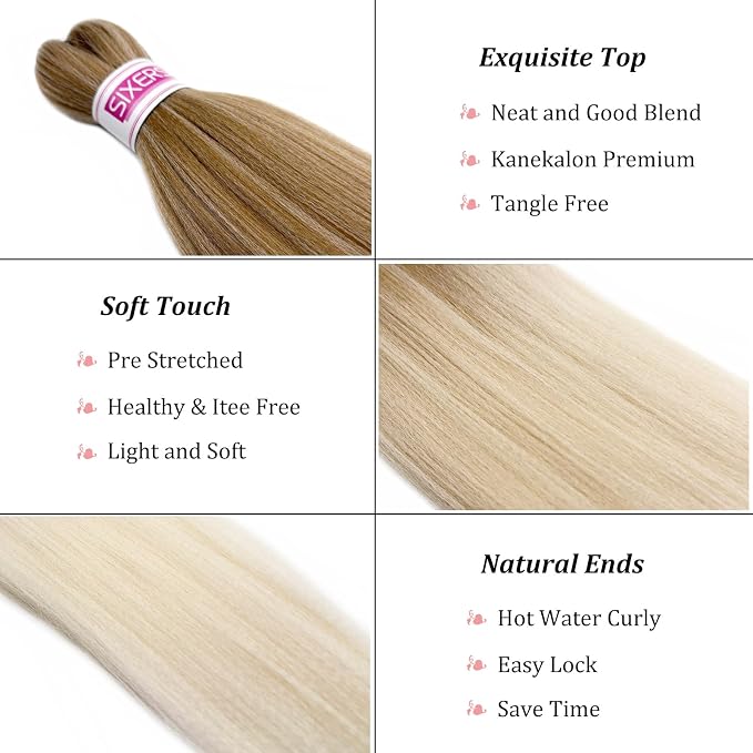 Brown Blonde Ombre Braiding Hair