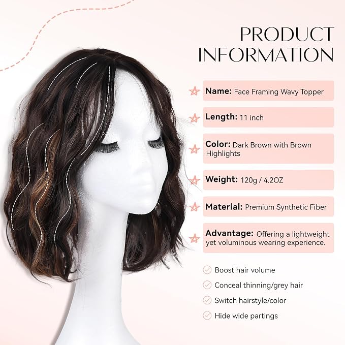 H2/426#-Dark Brown with Brown Highlights