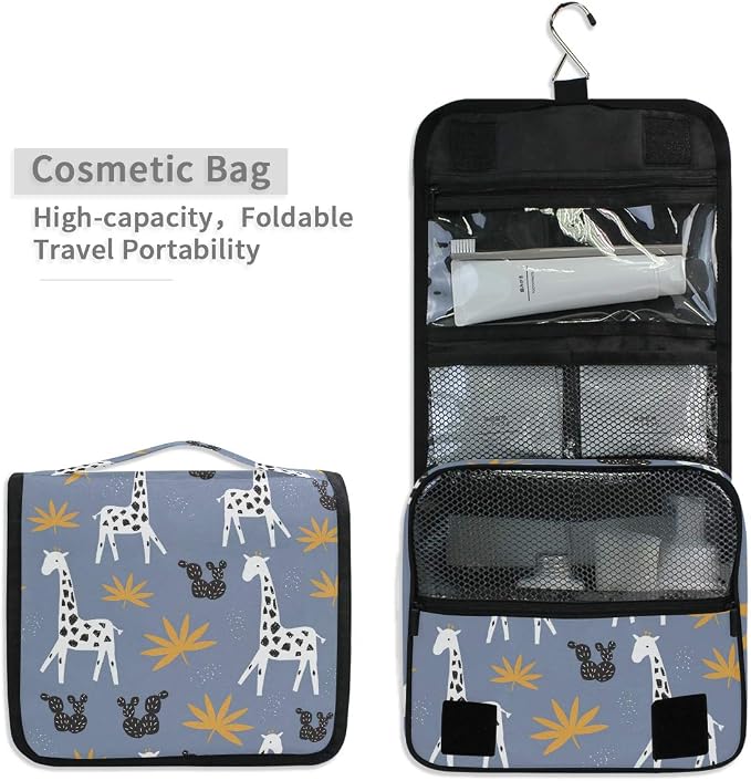 Cute Giraffe Tropical Leaves