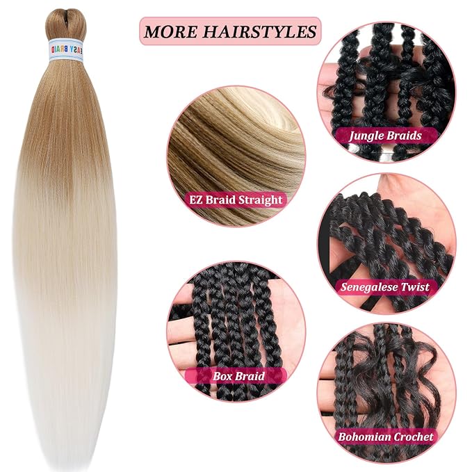 Brown Blonde Ombre Braiding Hair
