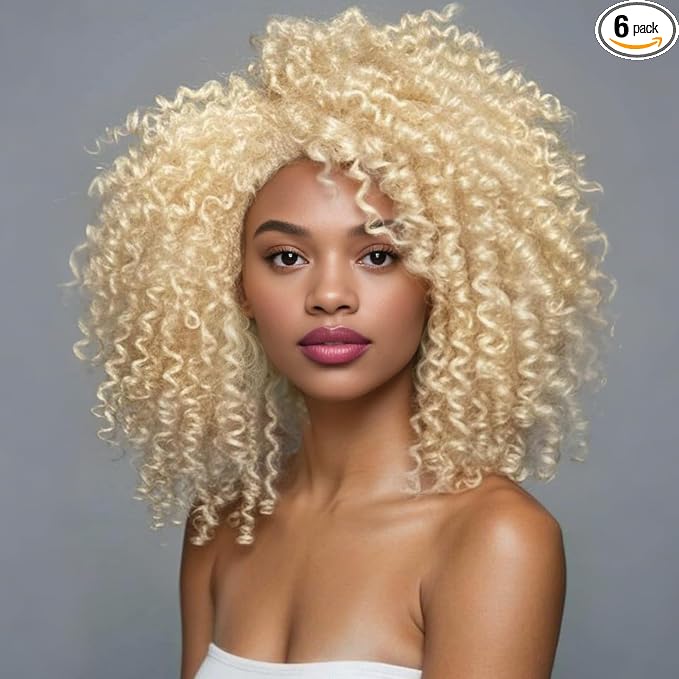 Passion Twist Crochet Hair-Light Blonde