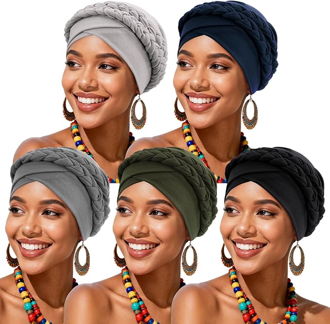 5 Pack Double Twisted: Dark Grey, Light Grey, Navy Blue, Black, Army Green