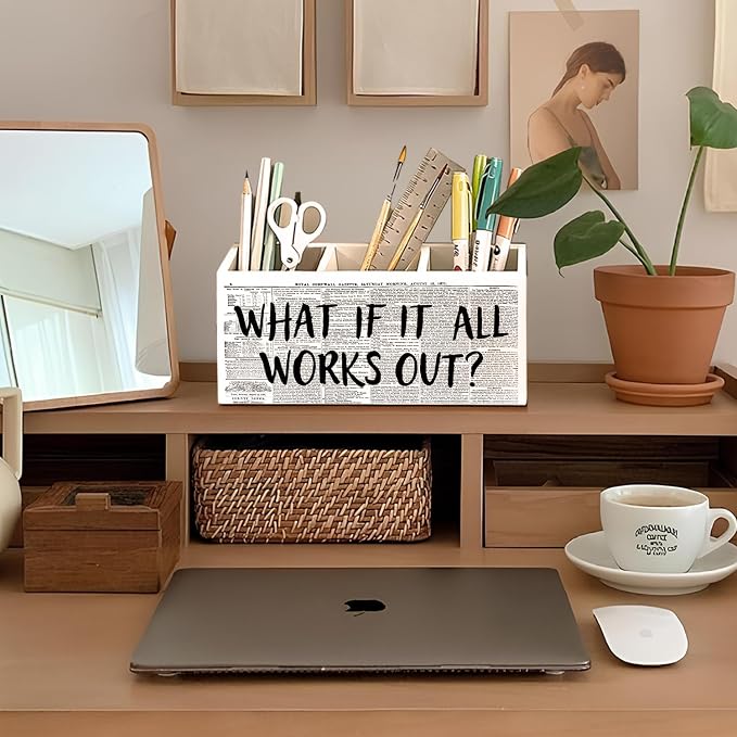 00-Affirming Pen Holder(black)