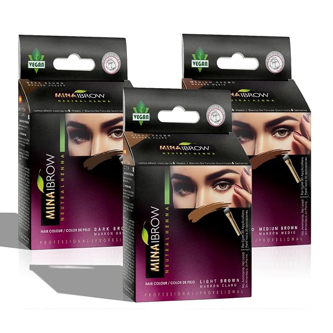 Dark Brown + Light Brown + Medium Brown