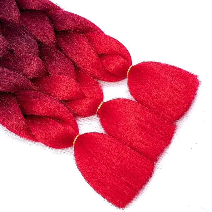 Black/Burgundy/Red 5 pcs