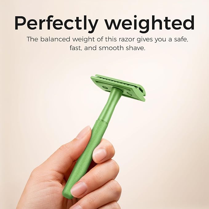 Fern Green Razor with Stand