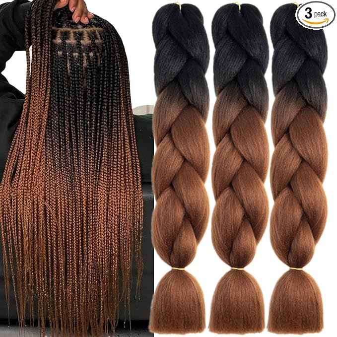 Black to Dark Brown