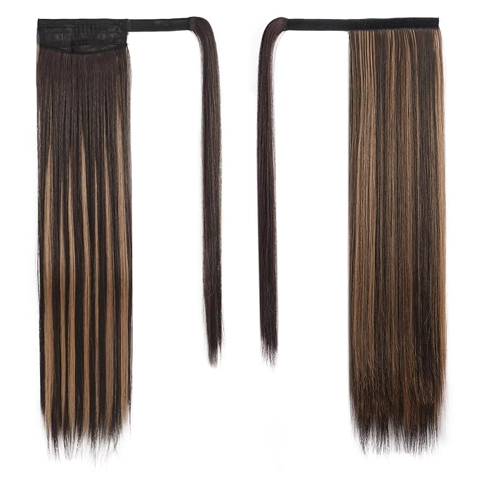 Dark Brown with Auburn Highlights