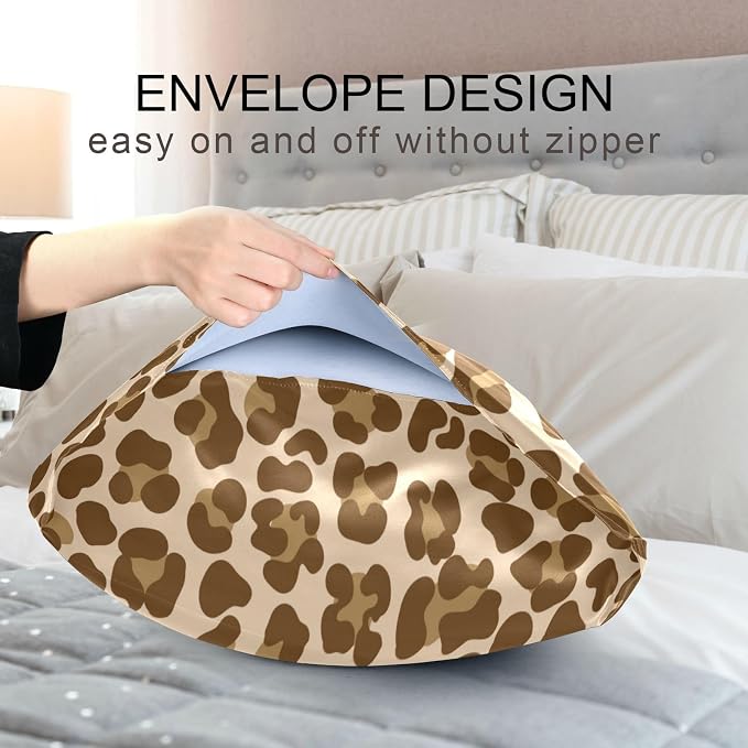 Brown Leopard Print
