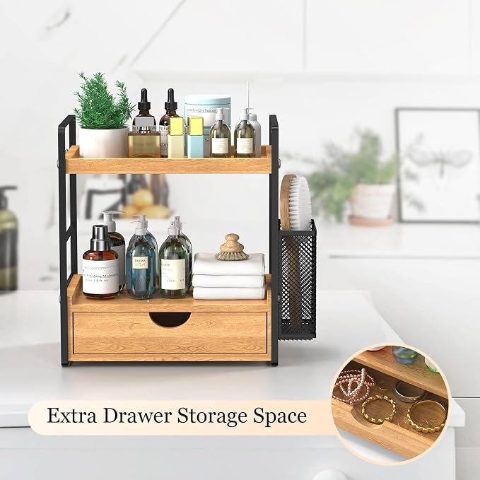 Light Brown With Drawer