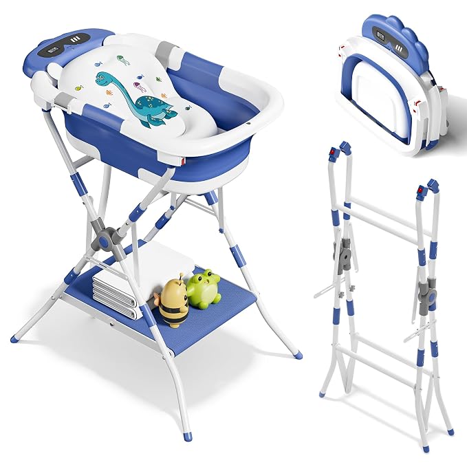 Navy Blue with Stand