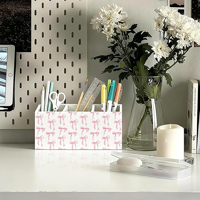 02-Pink Bow Pen Holder(1)
