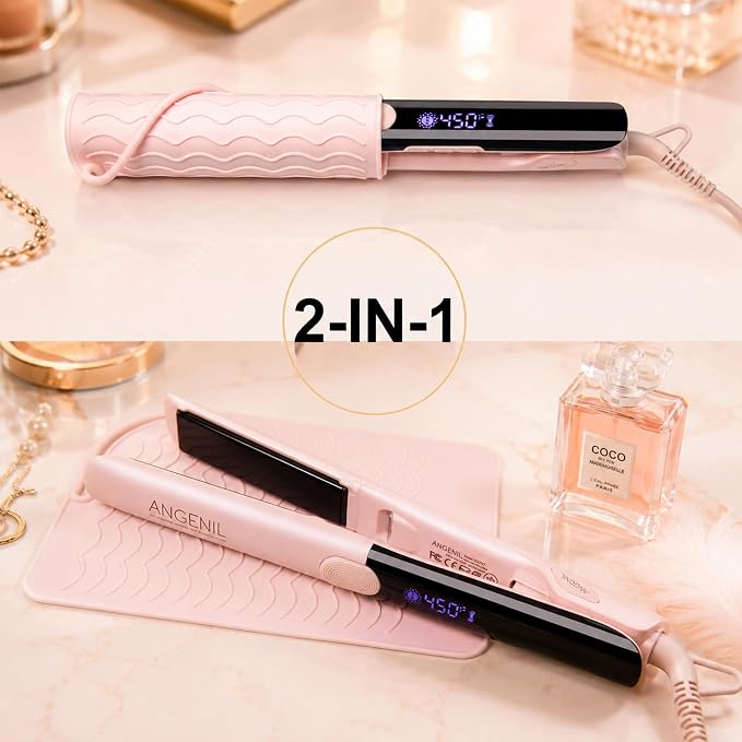 Flat Iron 1-inch_pink