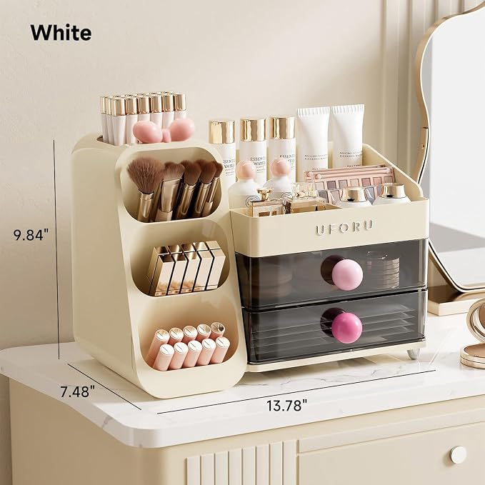 Cream White&Pink