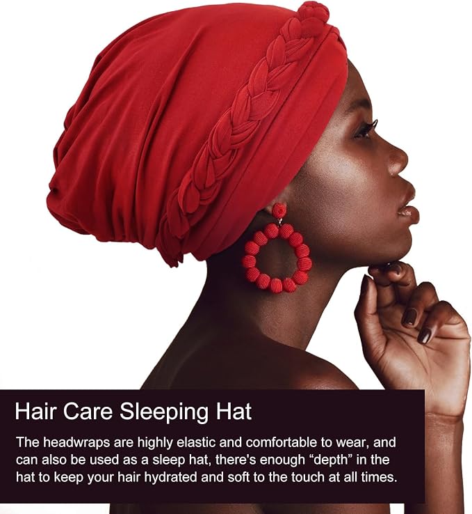 3 Pack Twisted Braid: White, Red, Black