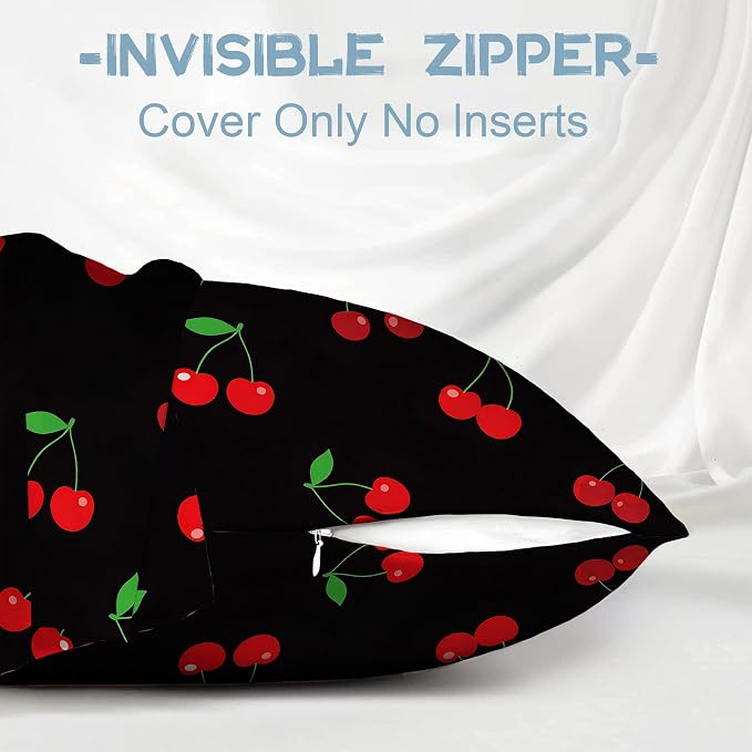 Cute Cherries Black