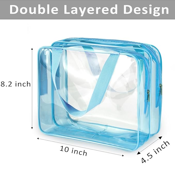Double layer-2pcs Large-Blue