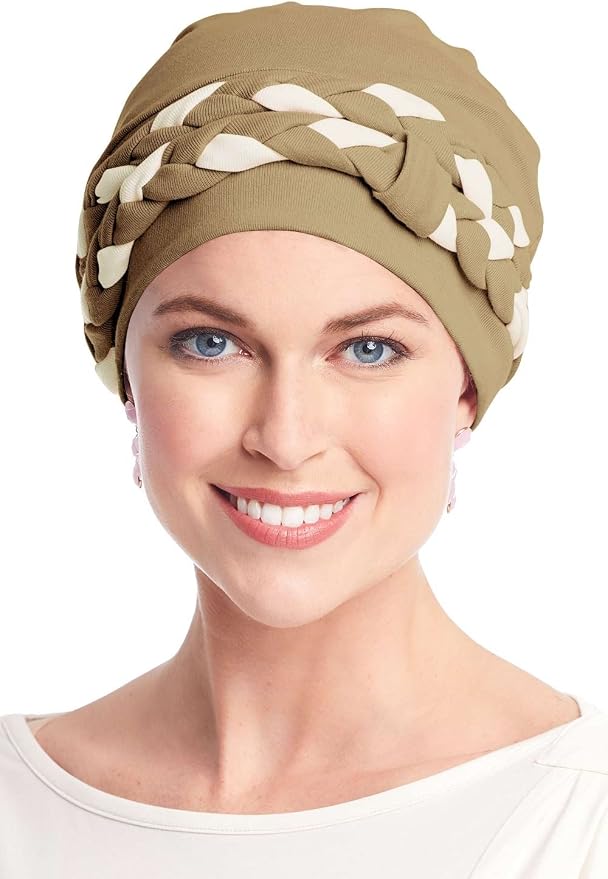 Double Braid - Khaki/Cream