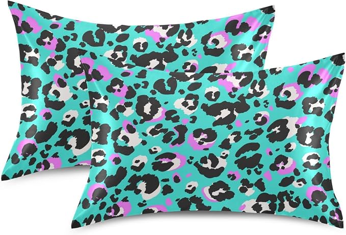 Blue Leopard Print