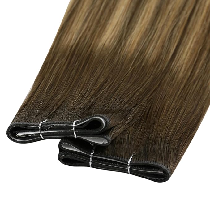 #4/24/4 Brown to Golden Blonde and Brown