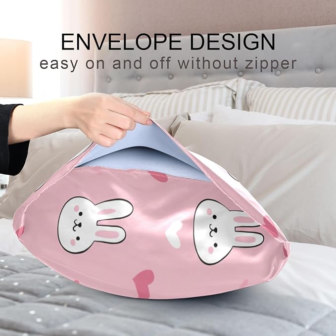 Bunny Pink Hearts