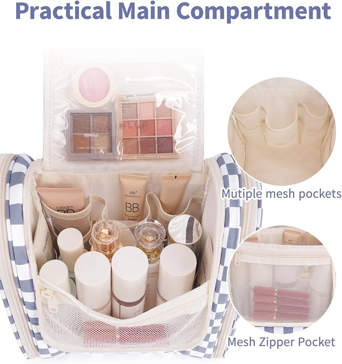 C-Grayish Blue Checkerboard