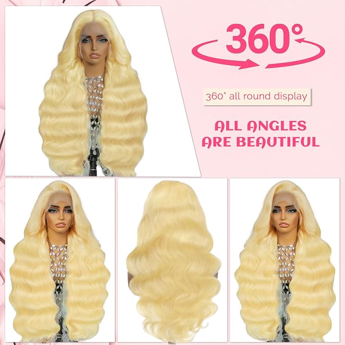 Blonde Wig Human Hair