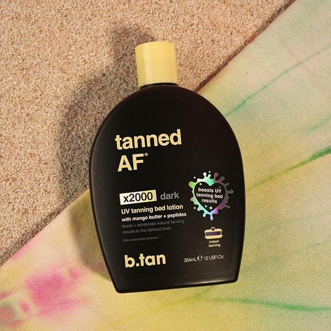 dark UV tanning lotion