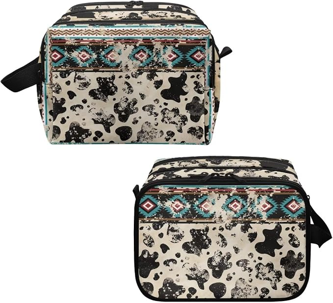 Retro Cow Print