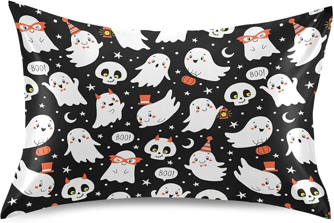 Halloween Ghosts and Skulls