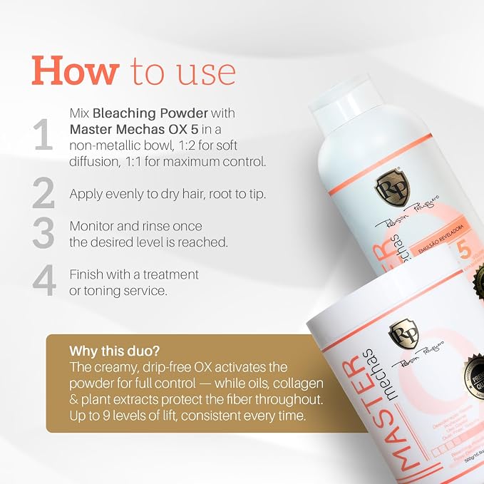 Kit - 500g Powder + 900mL OX 5 Volume Developer