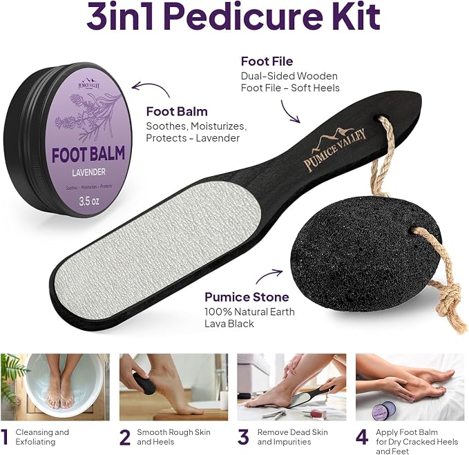 Pumice, Black Filer, Balm