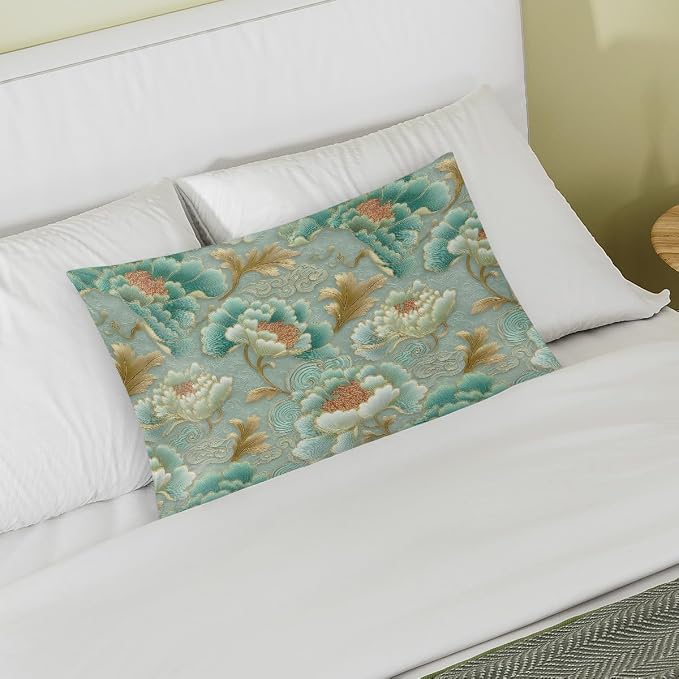 A11:teal Flower Floral