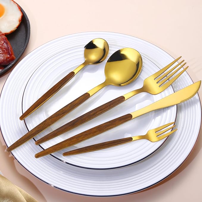 20pc/Gold-Wooden