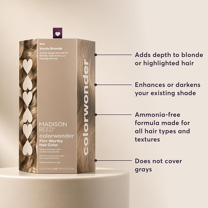 8AG - Light Ash Golden Brown (Iconic Bronde)