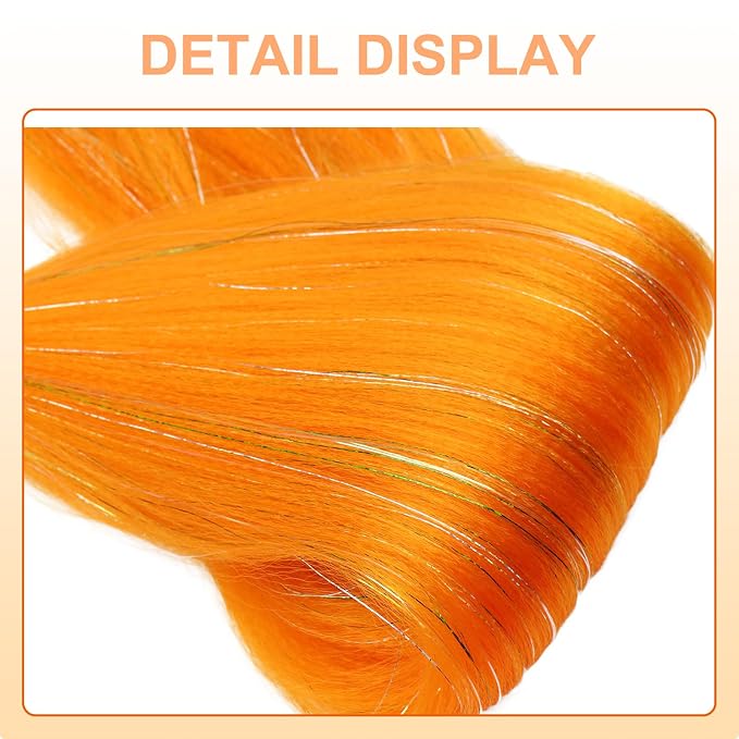 orange mix tinsel