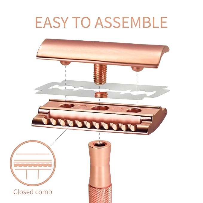 Rose Gold Razor
