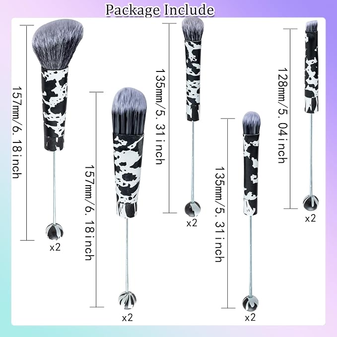 brushes cow