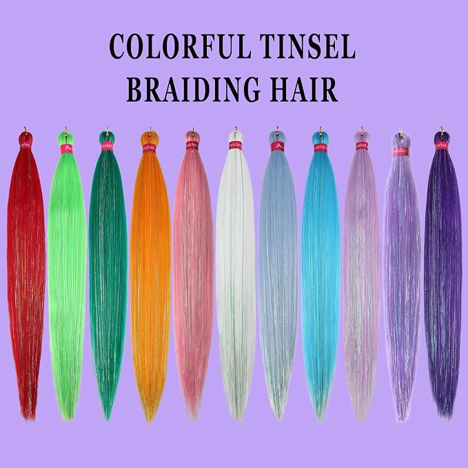 darl purple with tinsel