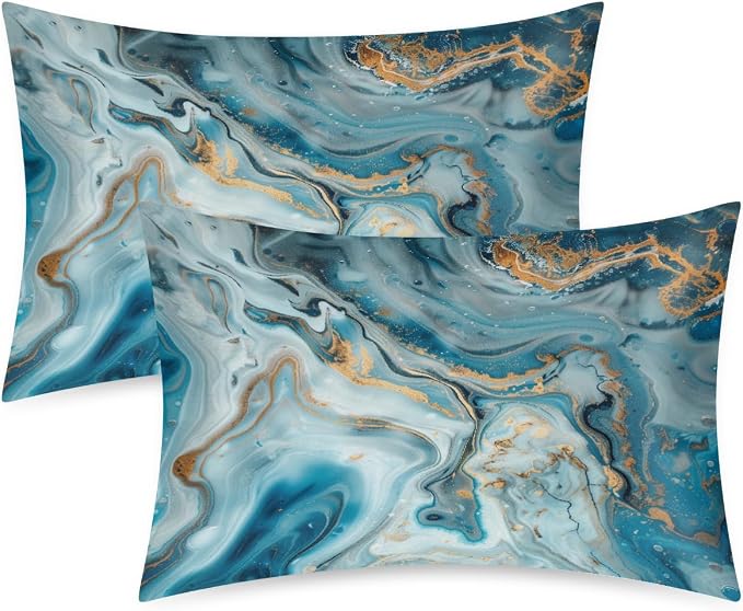 Blue Gold Marble